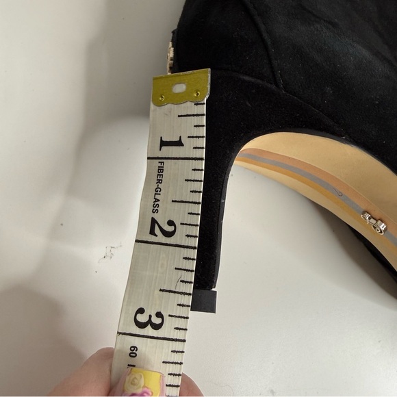 Sam Edelman Usha Pointed Toe Black Suede Booties Size 7 NEW - Picture 9 of 10